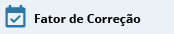Ícone que leva para informações sobre Fator de Correção