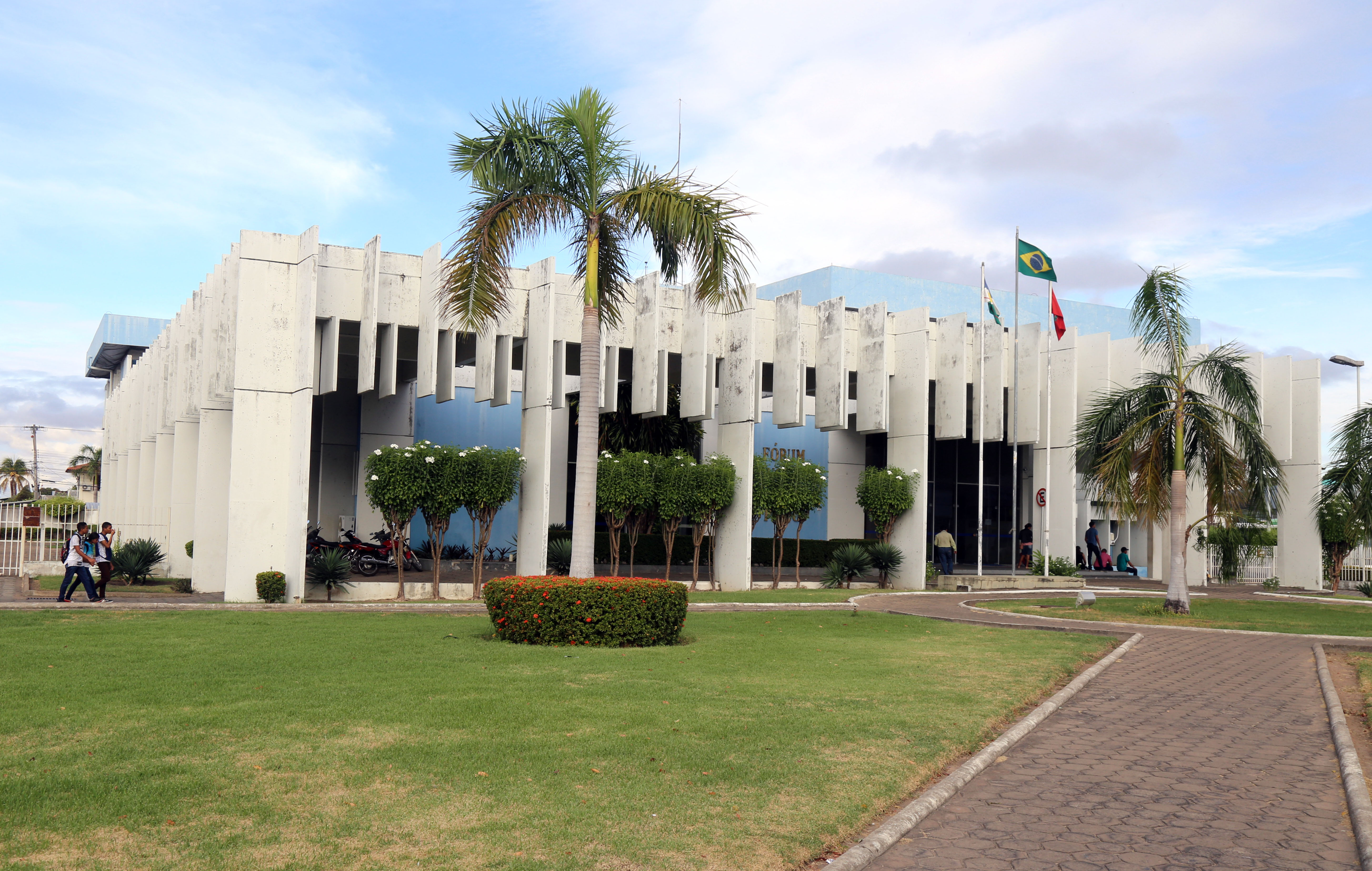 Fachada do Fórum advogado Sobral Pinto, localizado no Centro de Boa Vista  