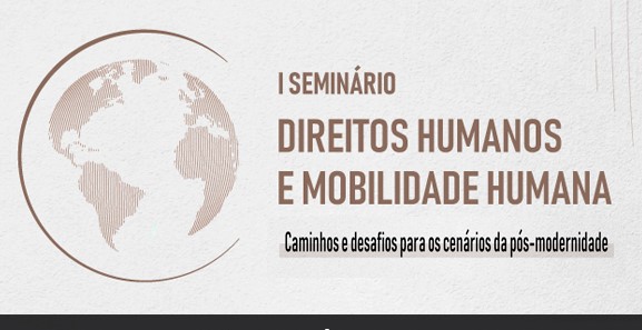 Baner com informações sobre o Seminário dos Direitos Humanos.   