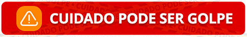 Banner no formato horizontal com os dizeres Cuidado Pode ser Golpe