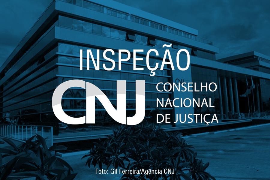 Banner da Inspeção do Conselho Nacional de justiça