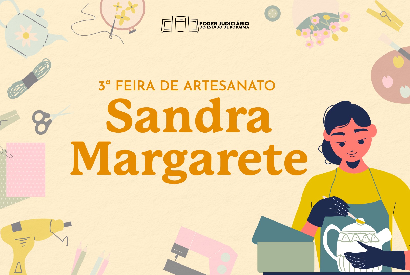 OPORTUNIDADE E CULTURA  -  TJRR realiza 3ª edição da Feira de artesanato
