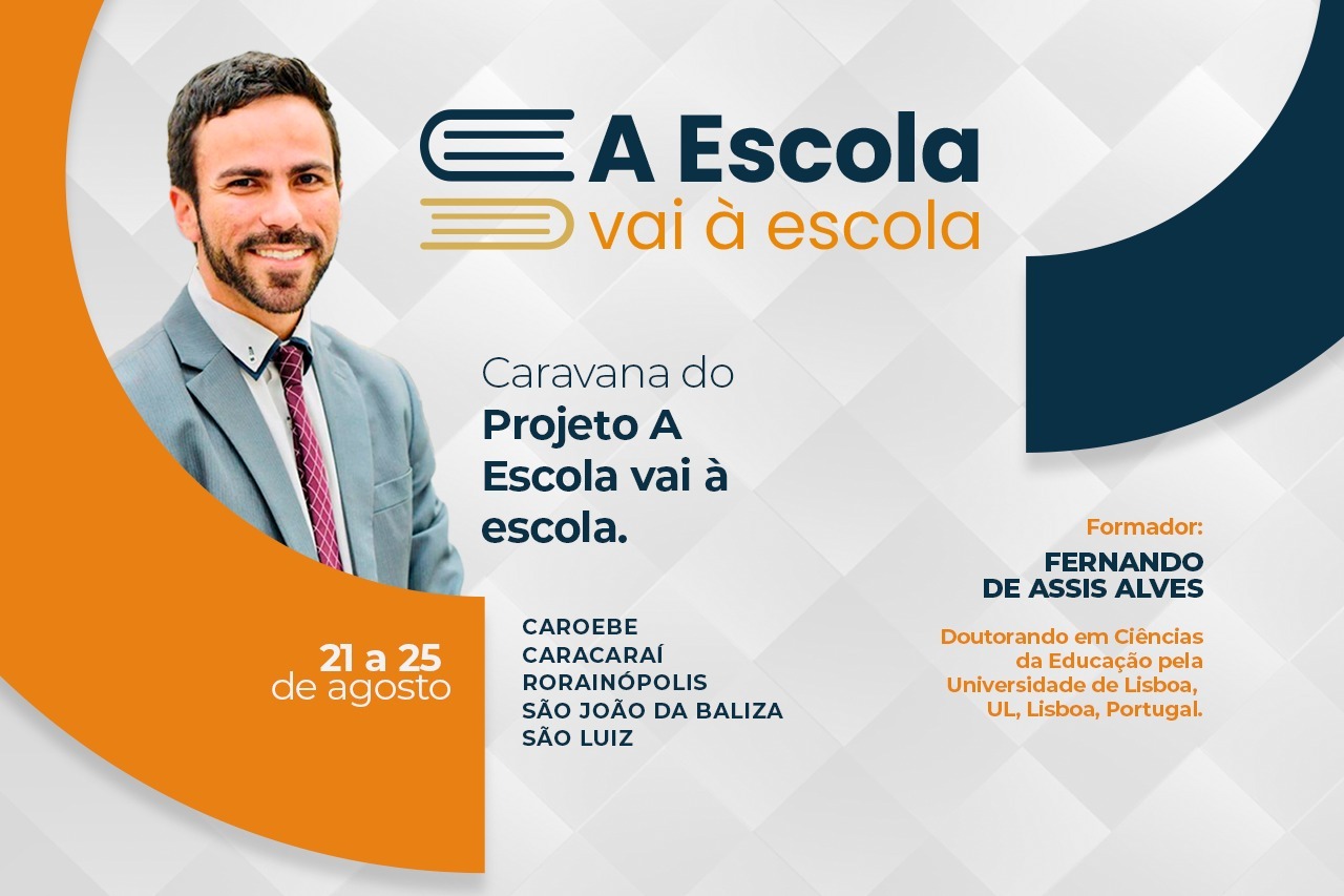 card de divulgação e ao lado esquerdo está o doutorando, Fernando de Assis ALves