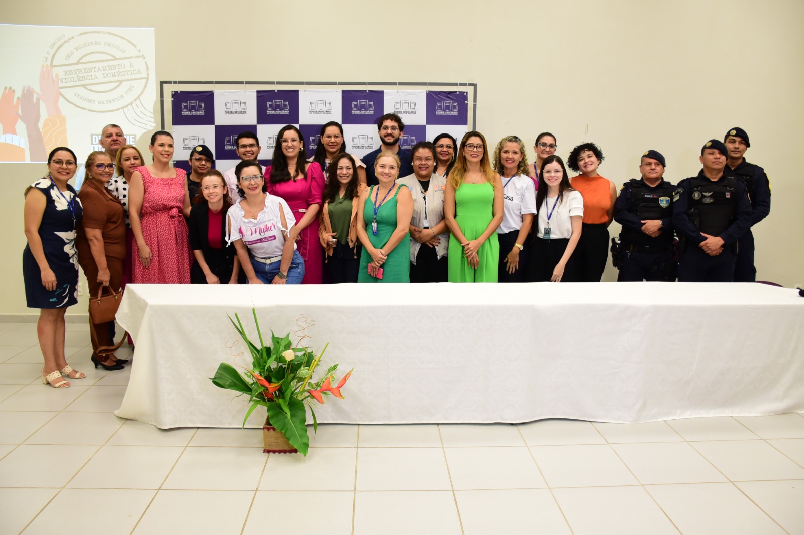 COMBATE A VIOLÊNCIA DOMÉSTICA - TJRR conclui a 24º Semana da Justiça Pela Paz em Casa