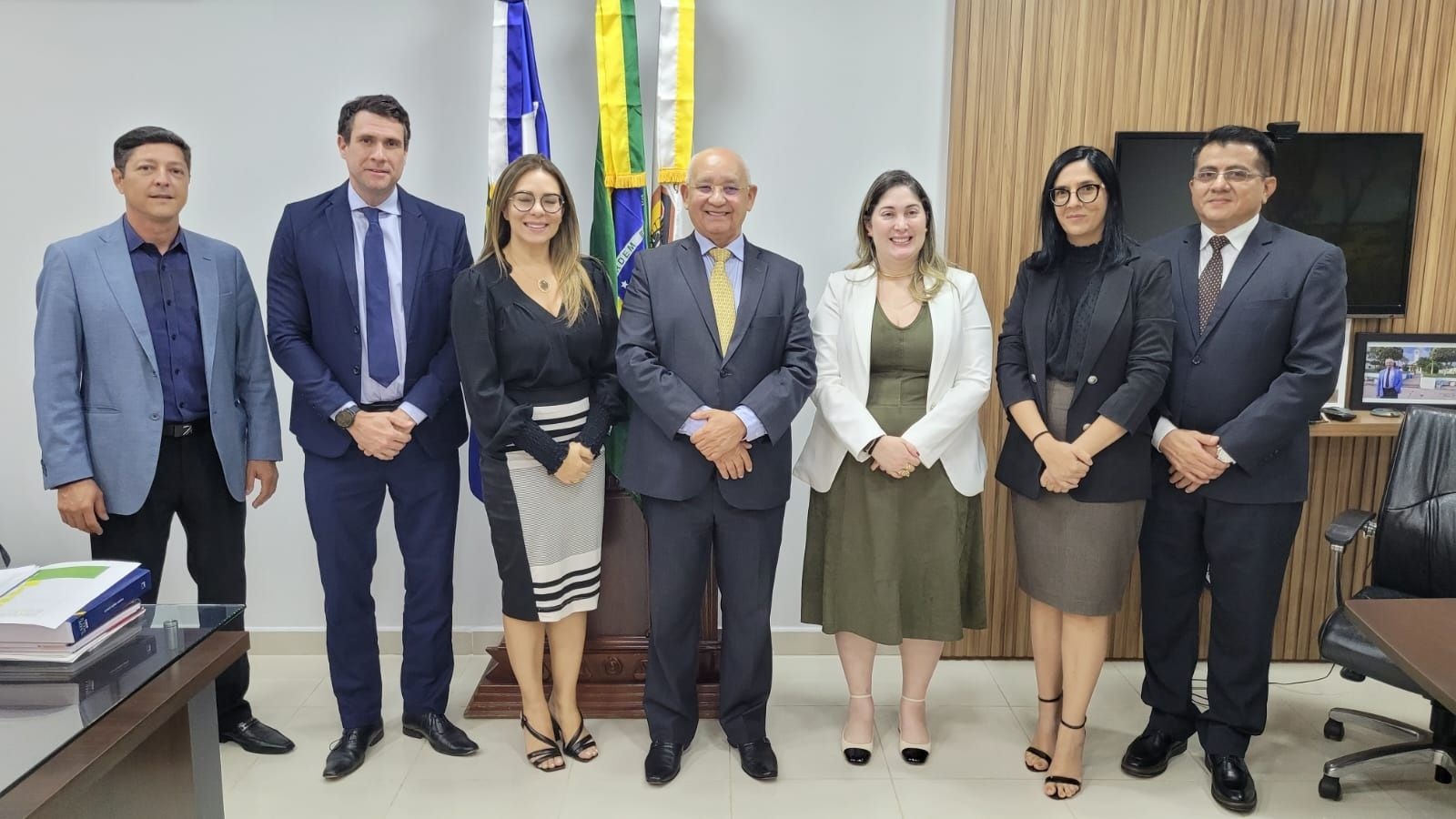 EXPERIÊNCIAS COMPARTILHADAS - Comitiva do TJRR visita Corregedoria-Geral da Justiça de MT