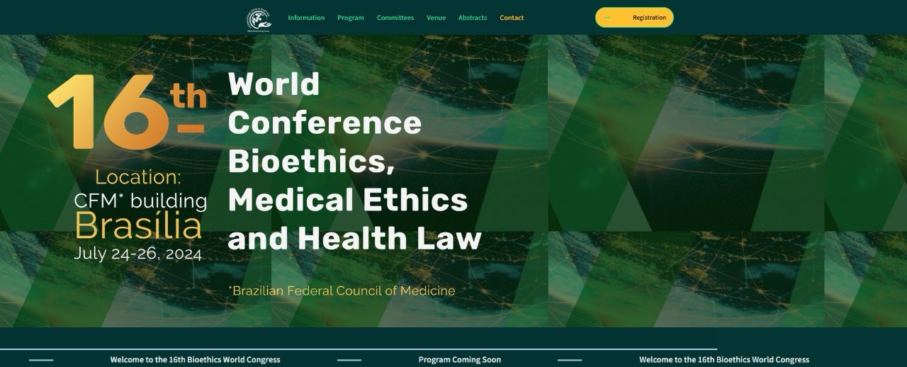 foto colorida do card do congresso que possui fundo verde com letras amarelas e brancas