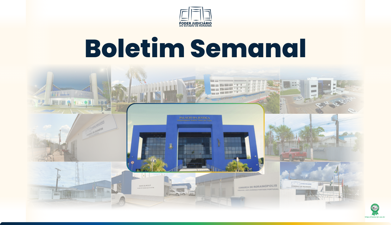 Confira o nosso Boletim Semanal!