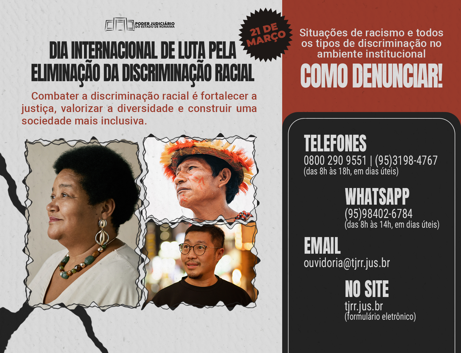 21 de março – Dia Internacional de Luta pela Eliminação da Discriminação Racial