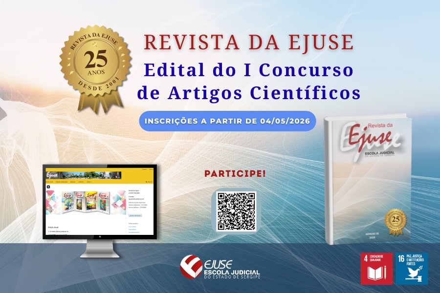 Ejuse lança edital do I Concurso de Artigos Científicos: inscrições começam em maio