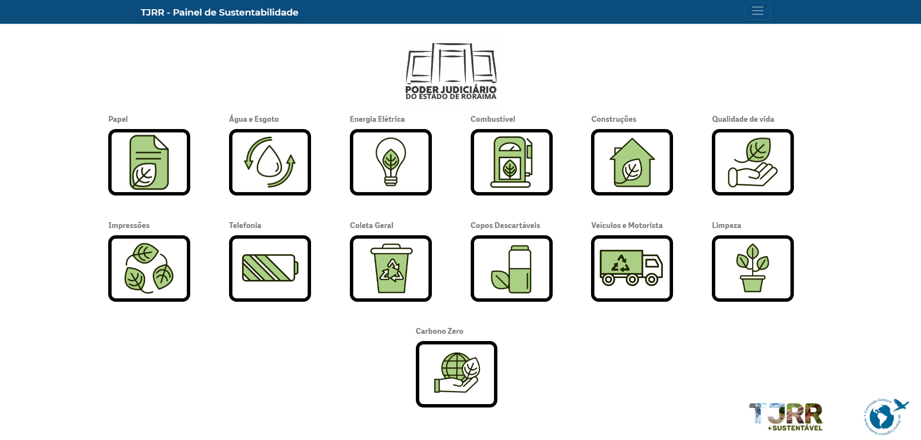 Lançado no Judiciário -  Painel de Sustentabilidade vai monitorar metas ambientais e consumo de recursos