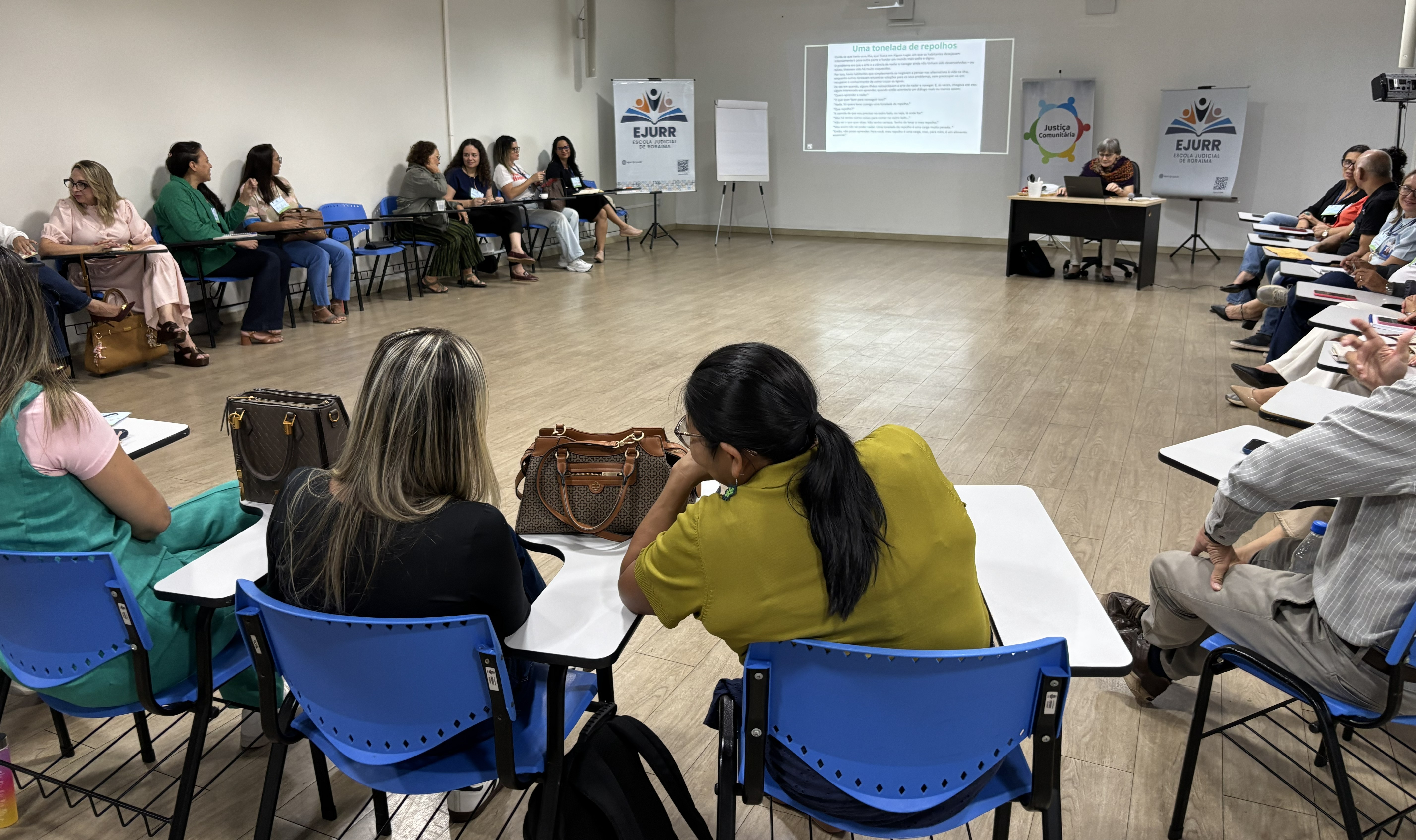 Formação em Justiça Restaurativa reúne facilitadores e fortalece cultura do diálogo em Roraima