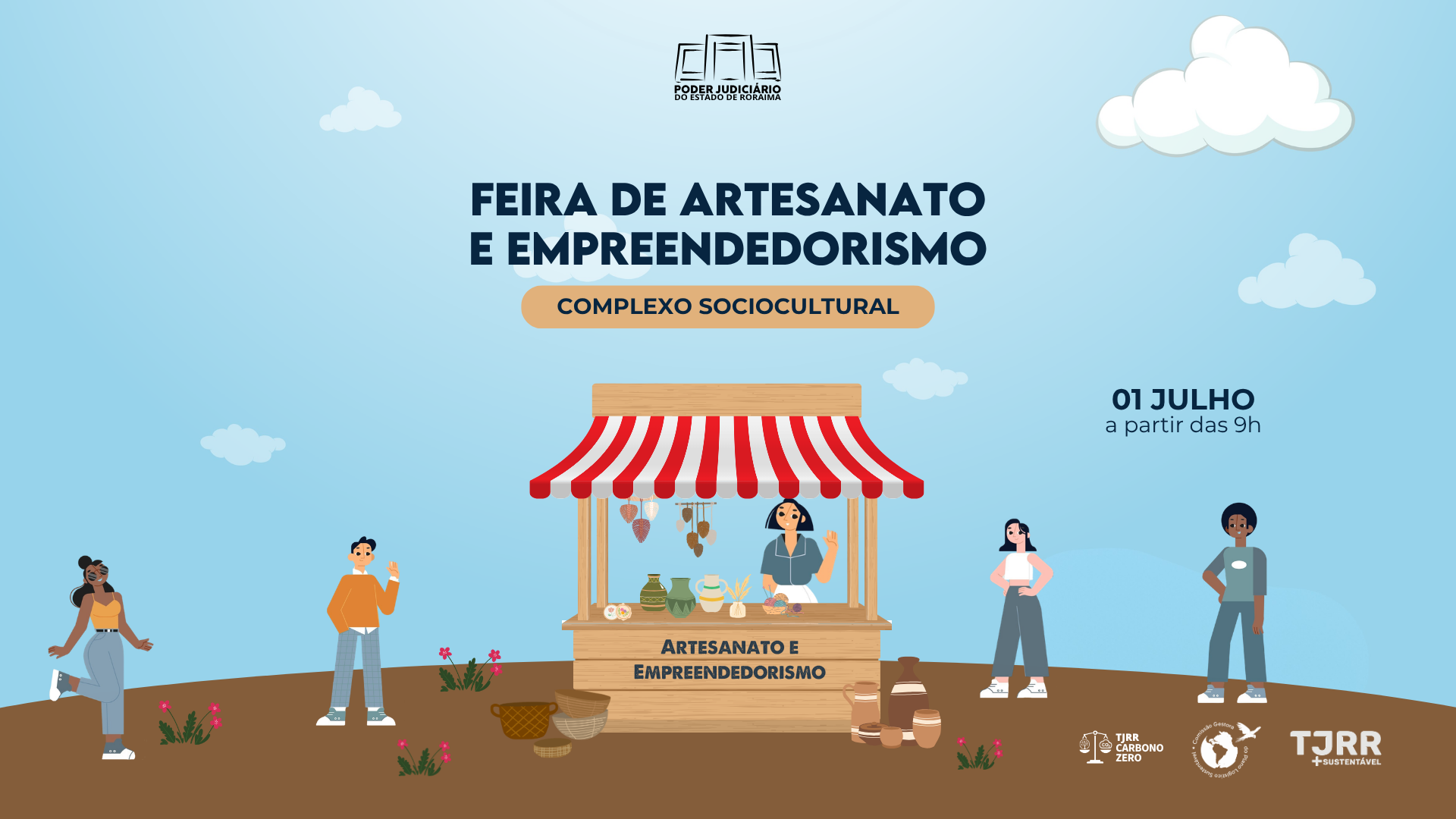 Feira de Artesanato e Empreendedorismo será realizada no Complexo Sociocultural do TJRR