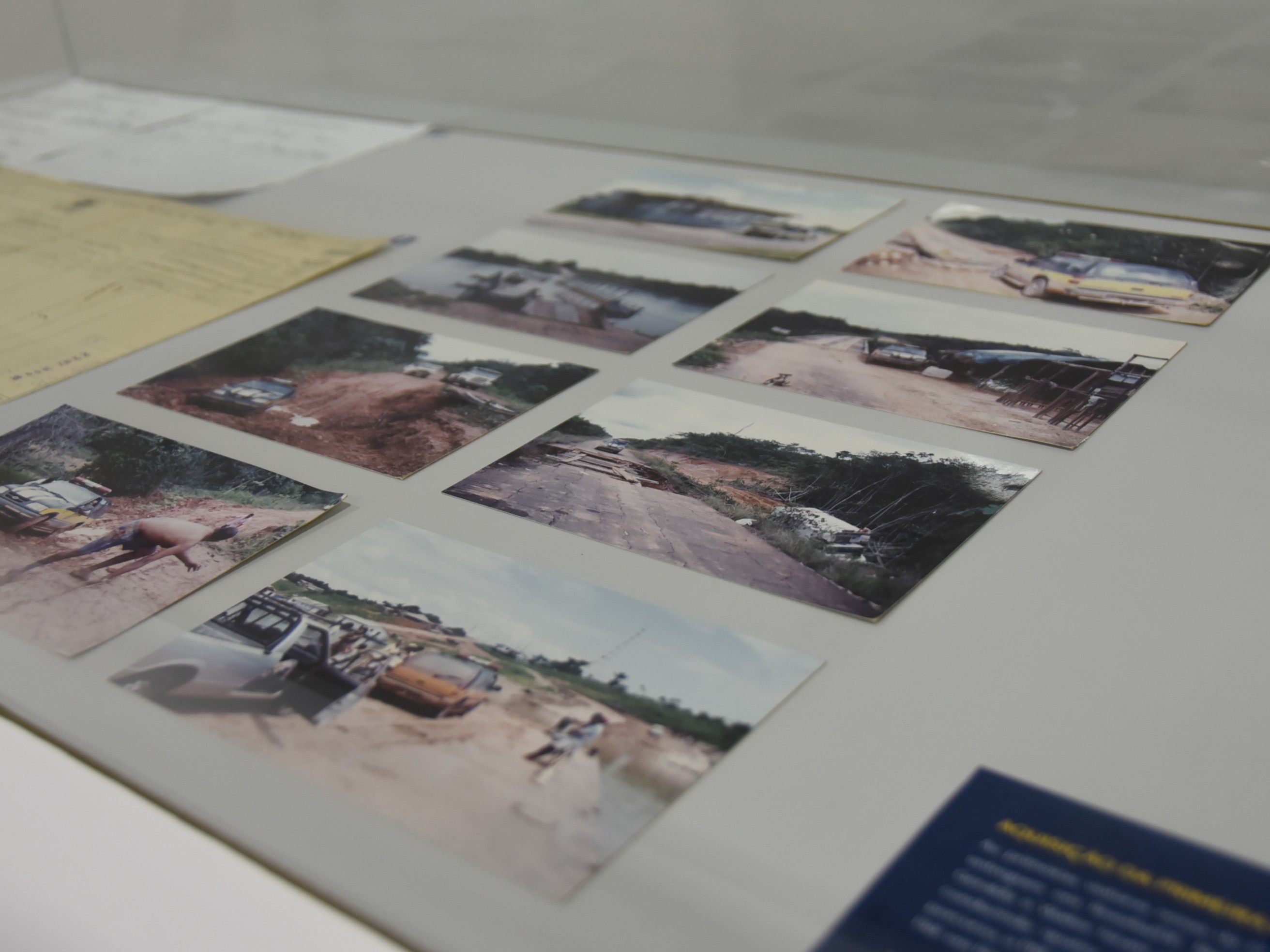 Imagem colorida destaca fotografias históricas que registram antigas operações, veículos e atividades desenvolvidas pela Polícia Rodoviária Federal nas rodovias de Roraima.