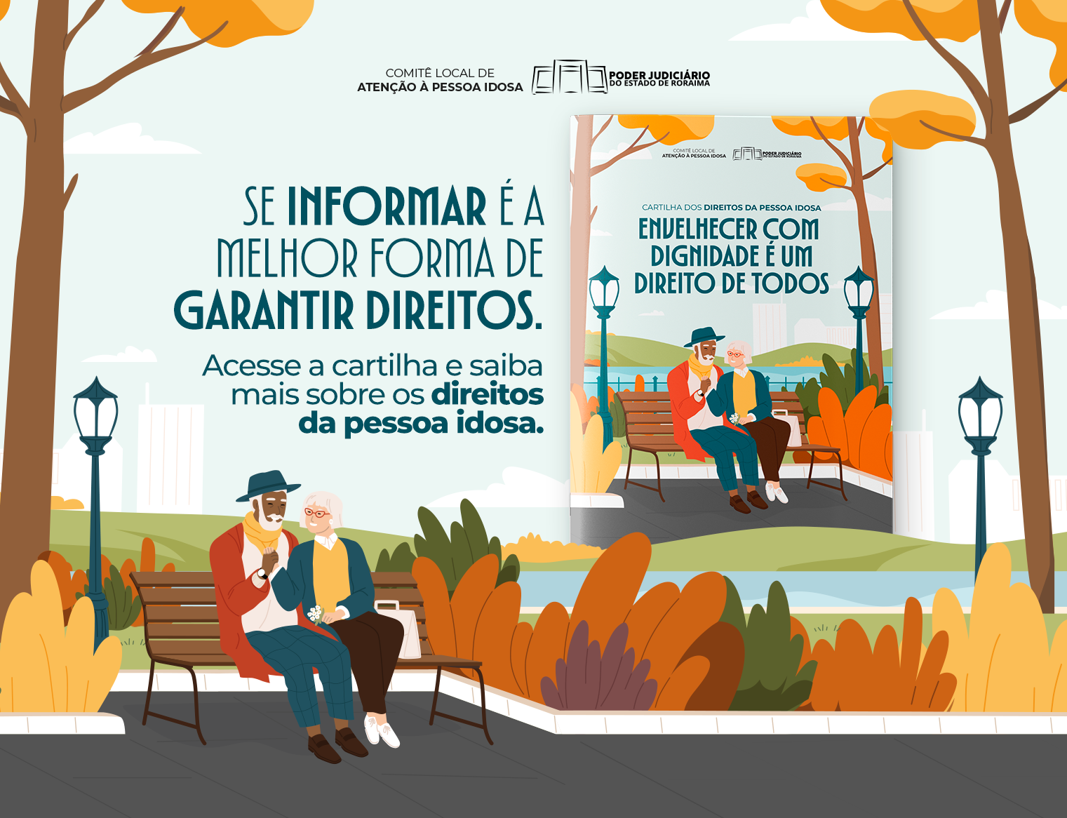 Judiciário roraimense lança cartilha educativa com orientações sobre os direitos da pessoa idosa