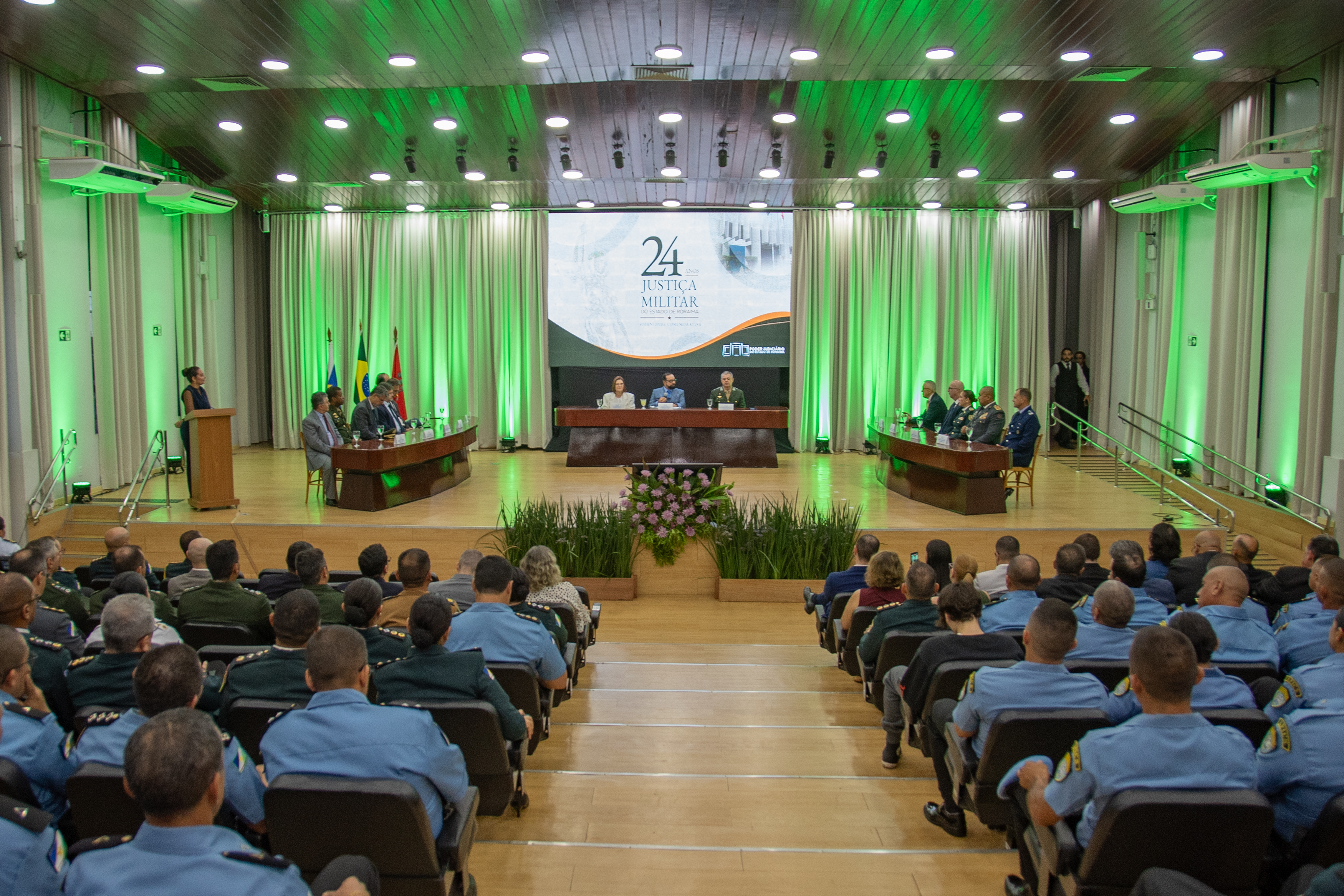 Solenidade celebra 24 anos da Justiça Militar em Roraima com homenagens e encontro de autoridades
