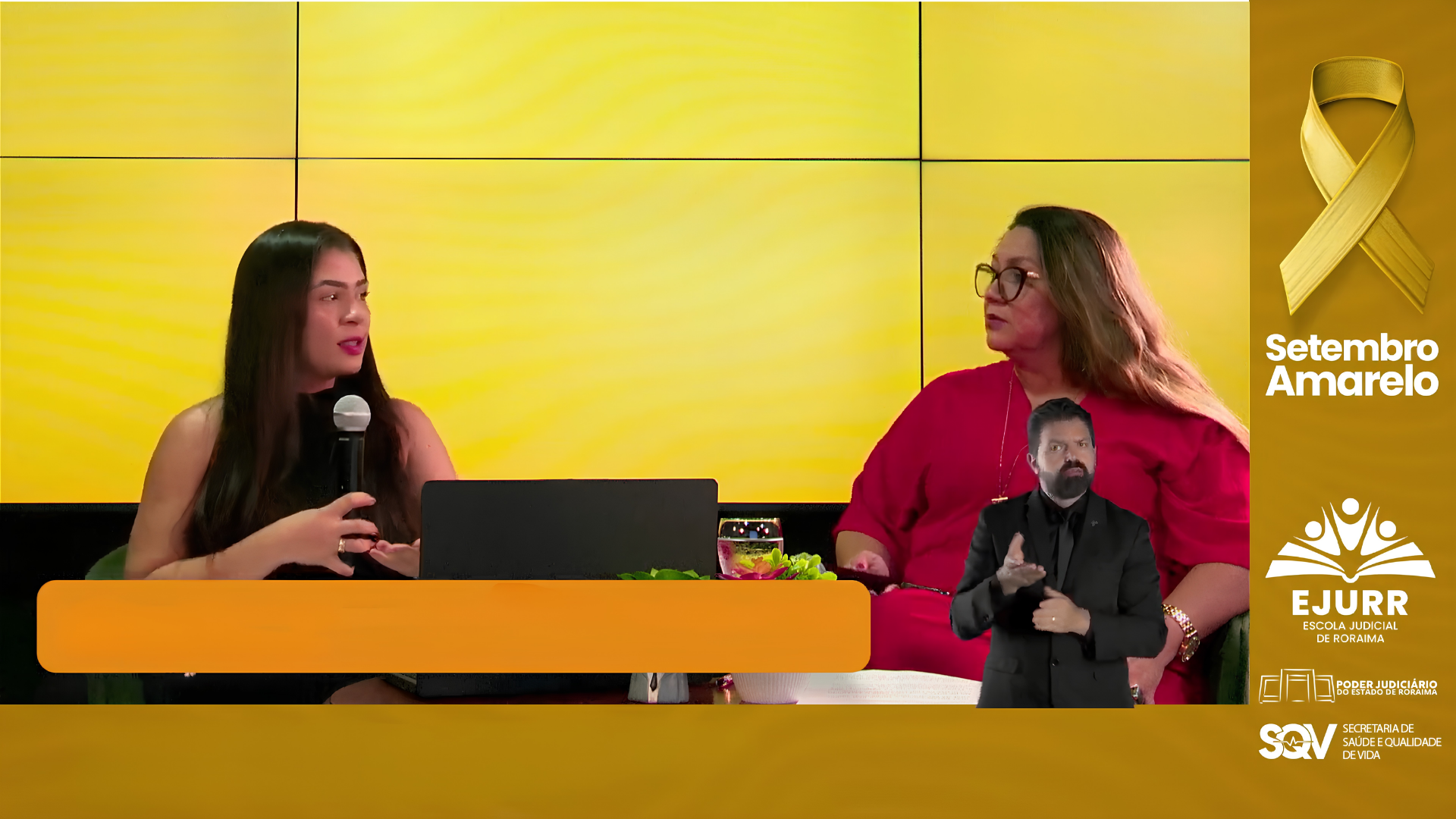 SETEMBRO AMARELO - Palestra online aborda prevenção e promoção do bem-estar