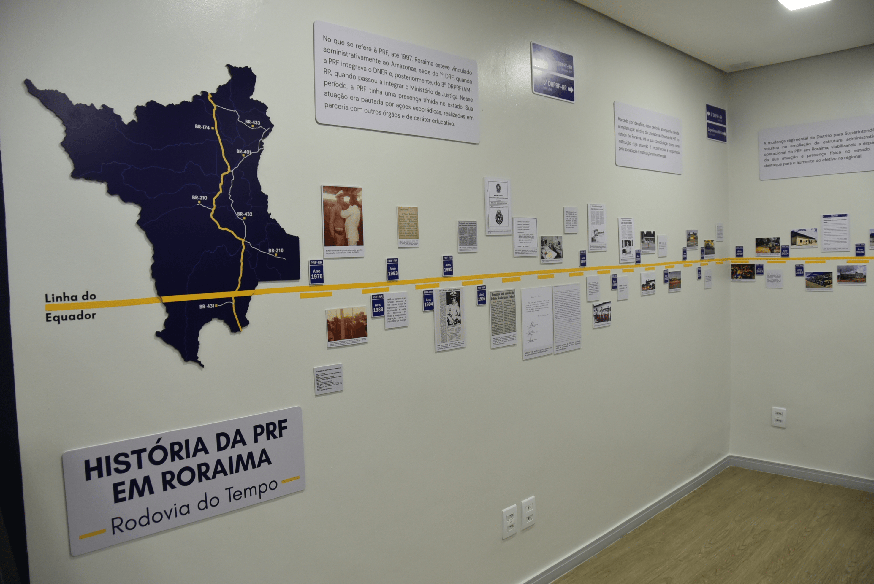 Exposição sobre os 30 anos da PRF em Roraima é encerrada no Centro de Memória e Cultura