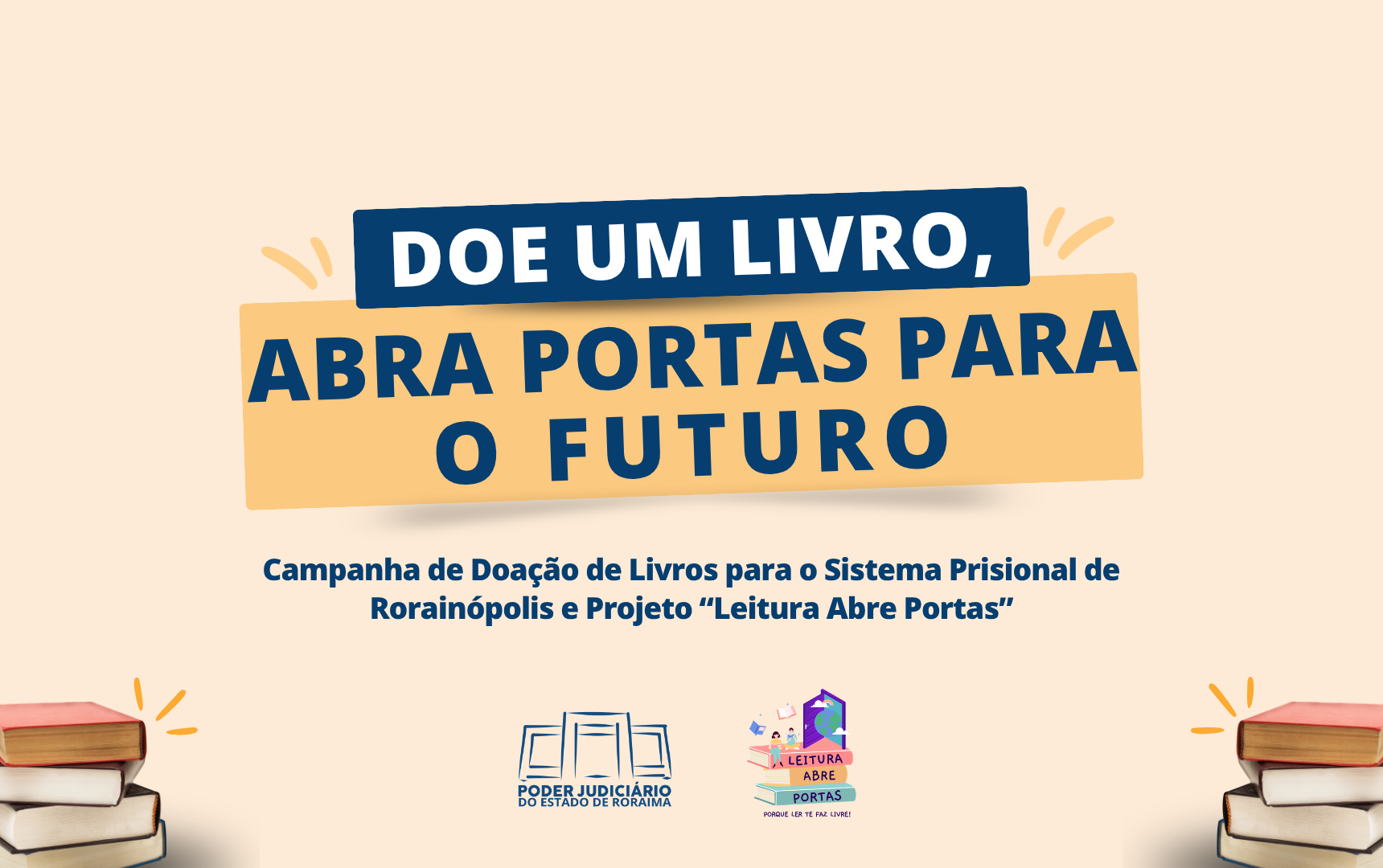 Campanha do “Leitura Abre Portas” segue com arrecadação de obras literárias