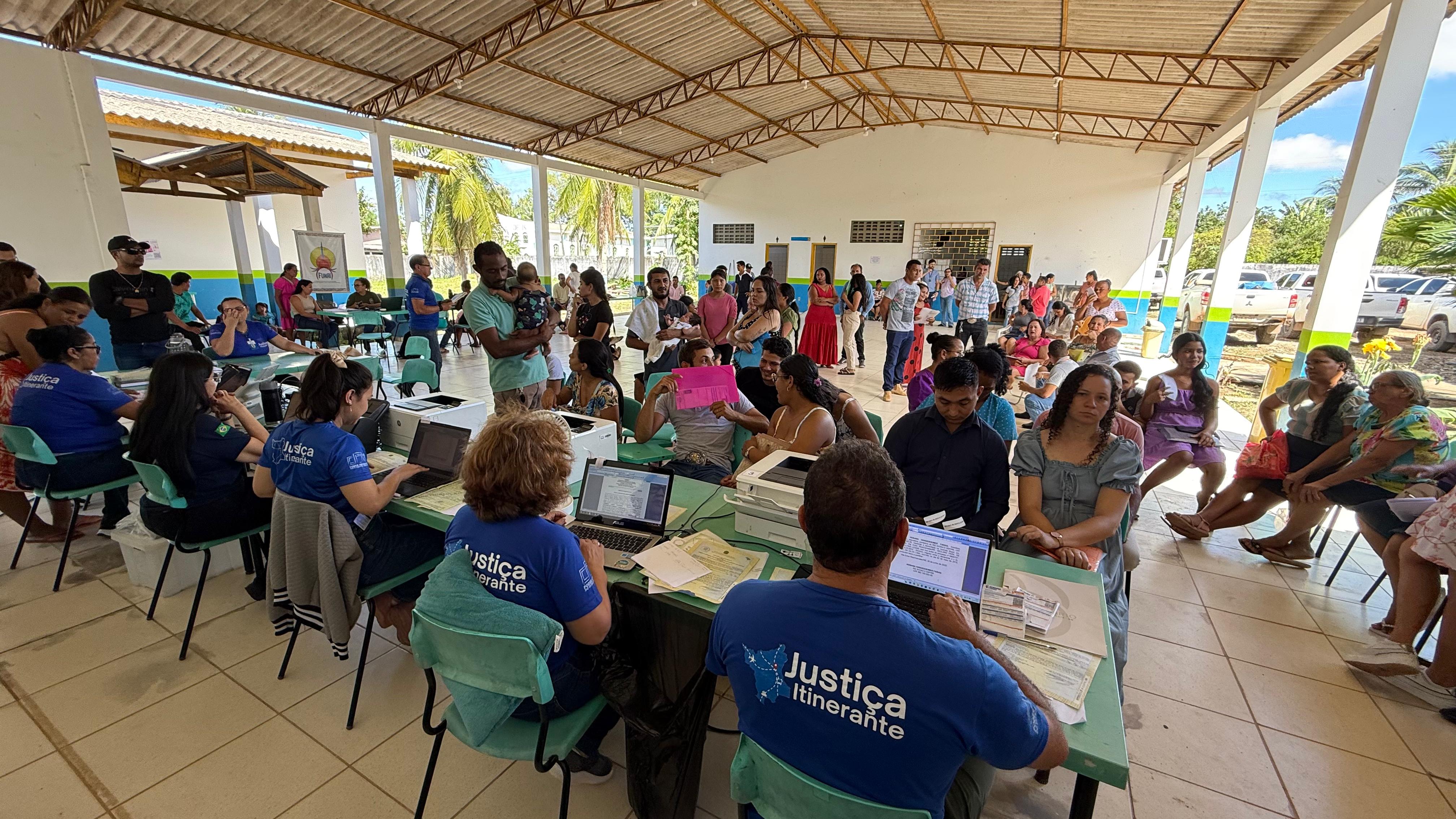 Justiça Itinerante leva serviços jurídicos e de cidadania a Normandia de 19 a 23 de outubro