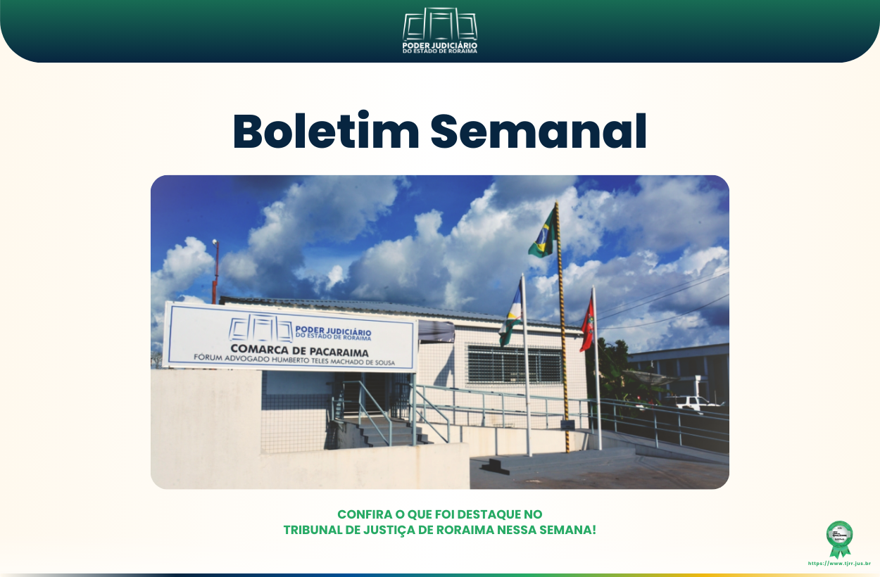 Confira o nosso Boletim Semanal - 28 a 30/04