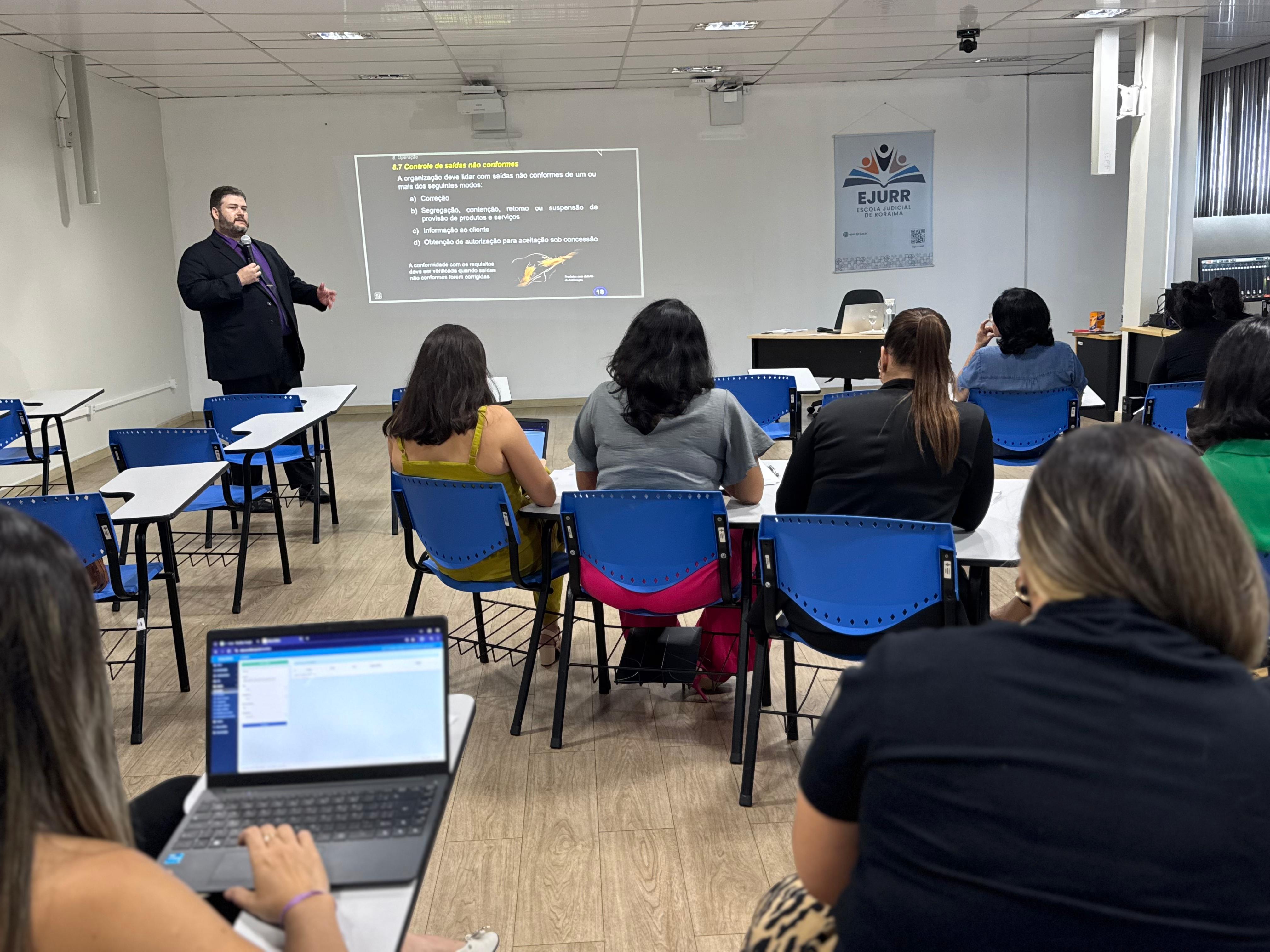 TJRR promove curso sobre a Norma ISO 9001 como parte da expansão do Sistema de Gestão da Qualidade
