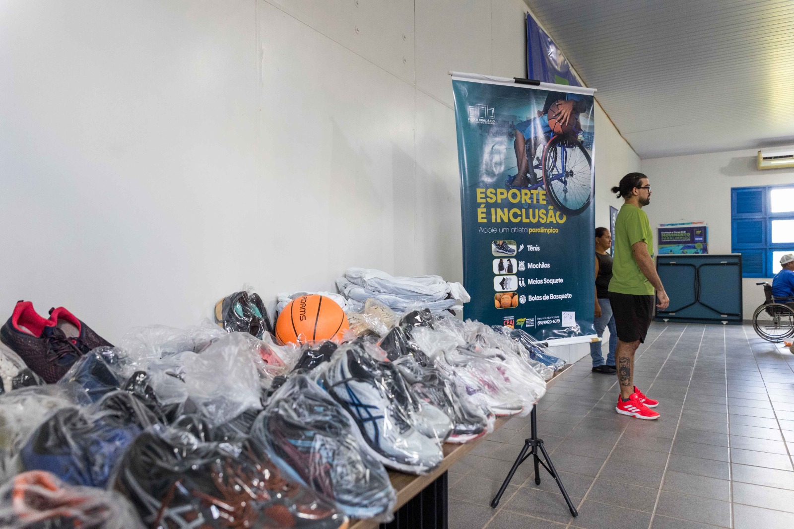 Campanha solidária arrecada mais de 100 itens esportivos para atletas paralímpicos em Roraima