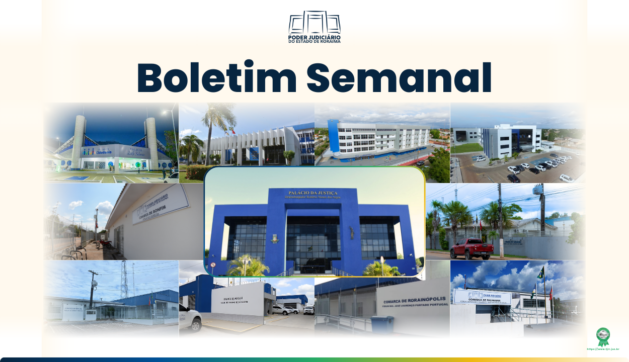 Confira o nosso Boletim Semanal - 15/09 - 19/09