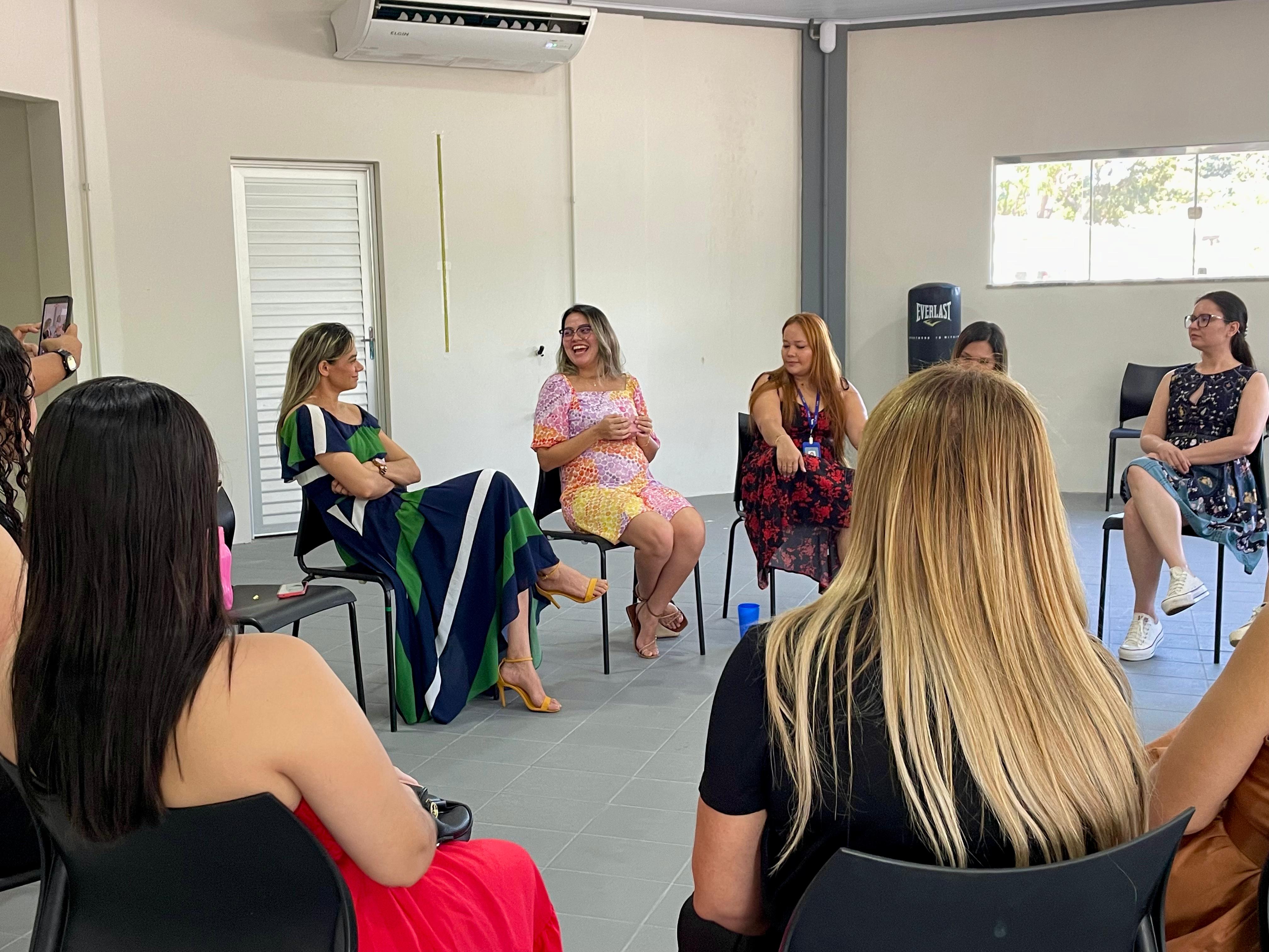 Autocuidado e equilíbrio marcam encontro para gestantes e puérperas no TJRR