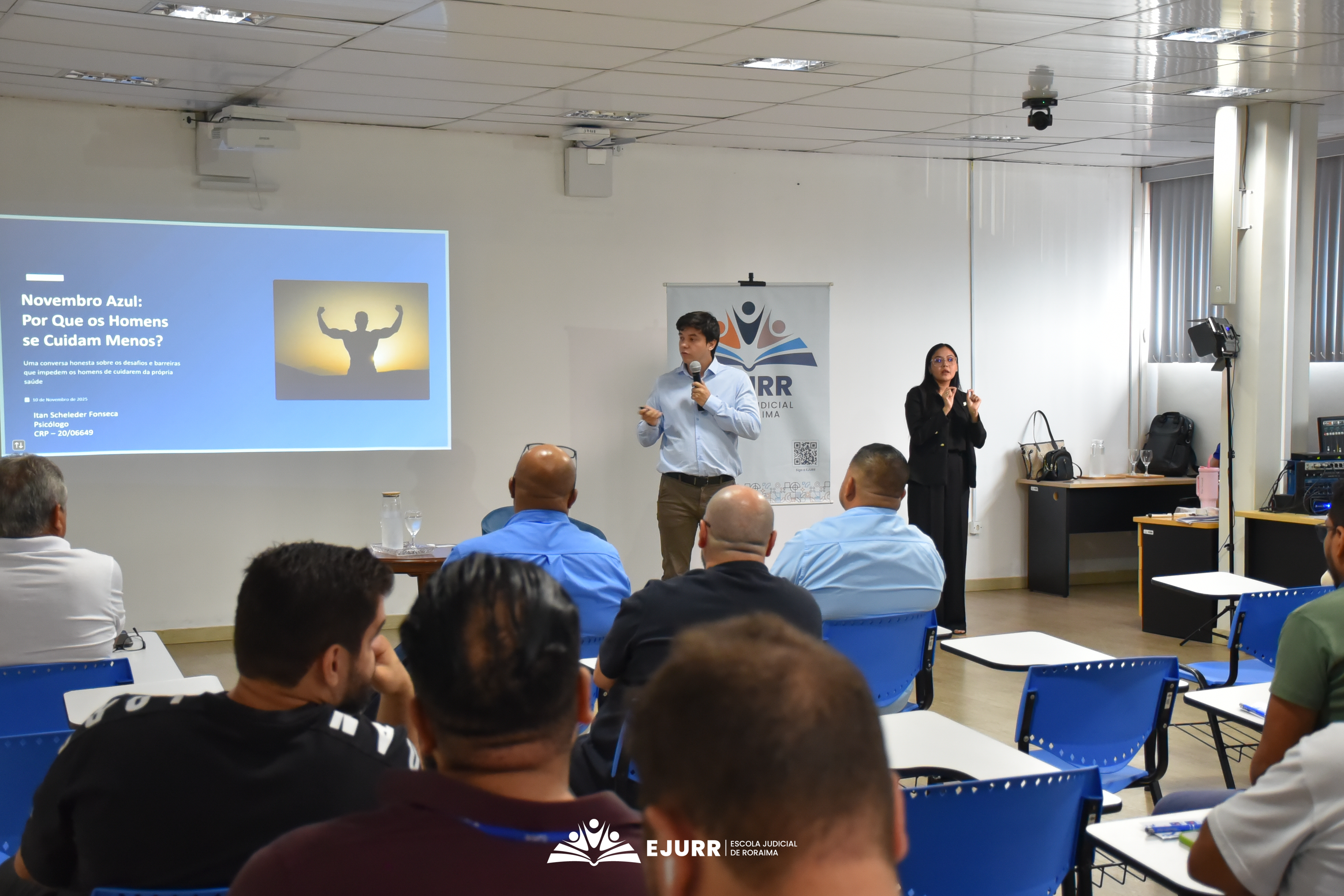 Palestra sobre saúde mental masculina abre programação do Novembro Azul no TJRR