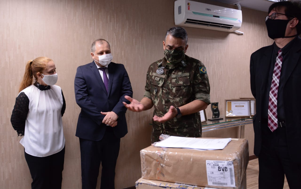 Doação de  equipamento de diagnóstico de Covid para Operação Acolhida.