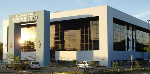 Palácio da Justiça na praça do Centro Cívico em Boa Vista - RR